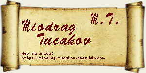 Miodrag Tucakov vizit kartica